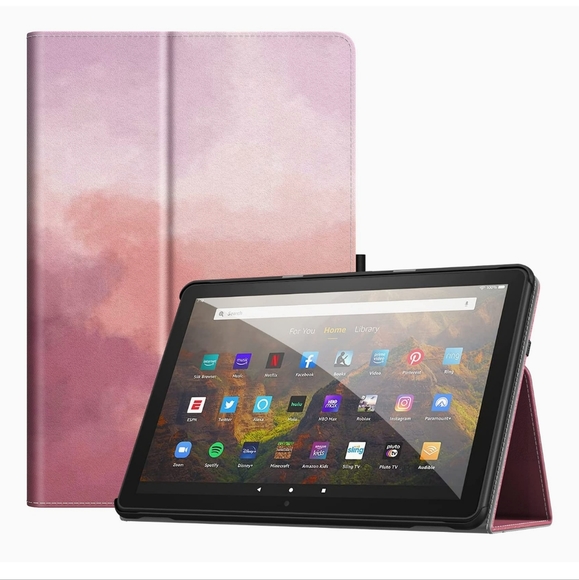 NWT DADANISM Case All-New Kindle Fire HD 10 Tablet 11th Gen 2021 Release Pink - Picture 1 of 7